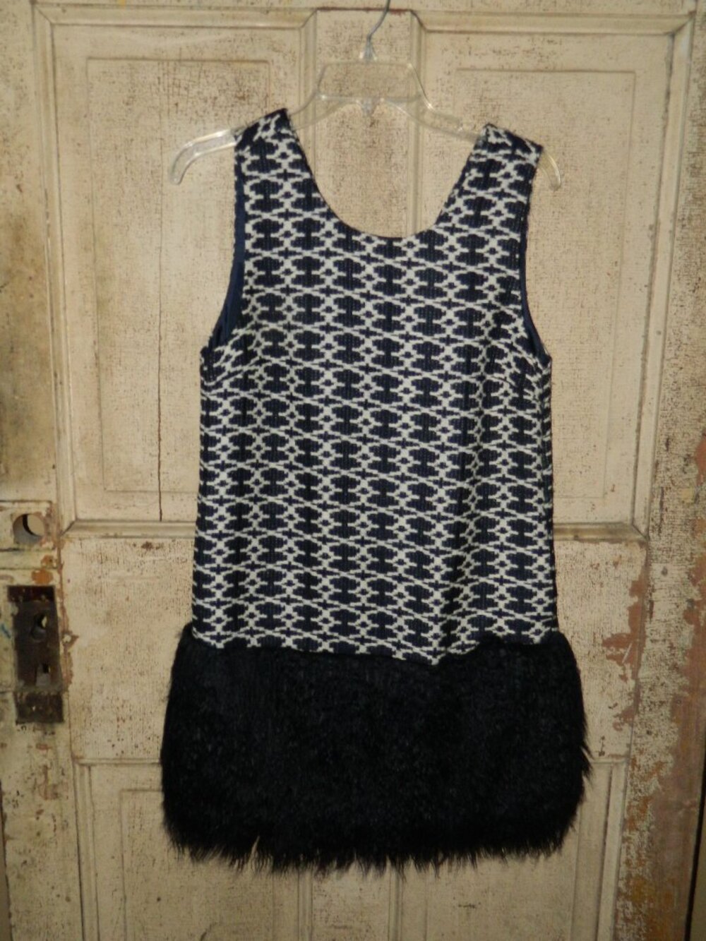 Romeo + Juliet Couture Faux Feather Bottom Dress Size S (CL BIN)